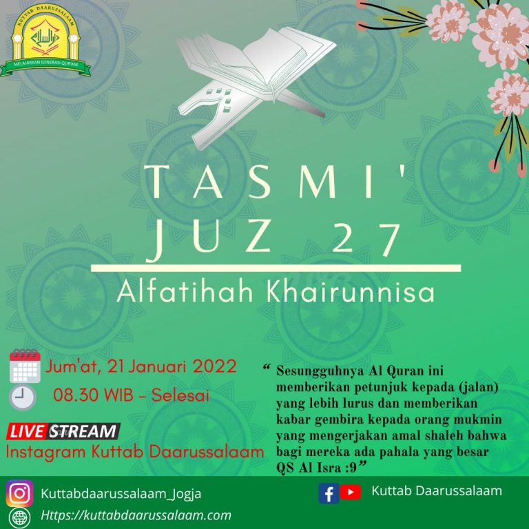 TASMI’ SANTRI KUTTAB DAARUSSALAAM